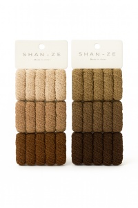 Set 12 elastice groase par, culori naturale, 2 elastice pe card, rezistente - Img 2