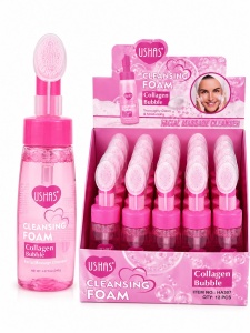 Set 12 Spuma de Curățare pentru Ten Ushas Collagen Bubble 240g – Cu Extract de Struguri
