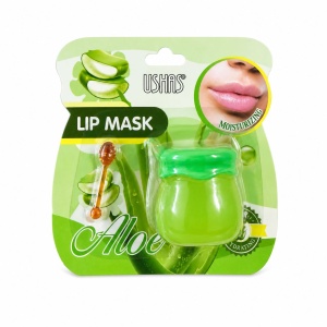 Set 24 Măști de Buze cu Aloe Vera USHAS și Aplicator – Hidratare Intensă, Reparare și Îngrijire