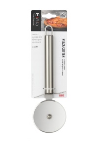 Taietor Pizza Inox 21 cm , Cutter Profesional cu Lama Rotativa Erma