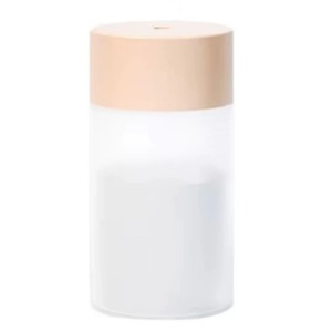 Umidificator aer portabil USB 260ml, difuzor aroma, vaporizator camera, iluminare ambientala, roz