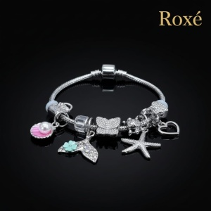 Bratara dama ROXE cu charmuri marine si elemente stralucitoare, model elegant - Img 5