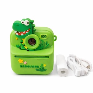 Cameră de Jucărie pentru Copii, Tematică Dinozaur, Plastic, Verde - Img 2
