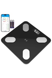 Cântar digital inteligent Bluetooth negru cu ecran LED și tehnologie STEP-ON - Img 2
