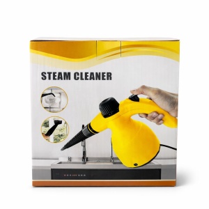 Curățător cu aburi portabil, din plastic, galben, 1200W, pentru uz casnic - Img 3