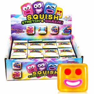 Jucărie Antistres Squishy Cub cu Față Amuzantă, Elastică și Moale, Model Aleatoriu - Img 2