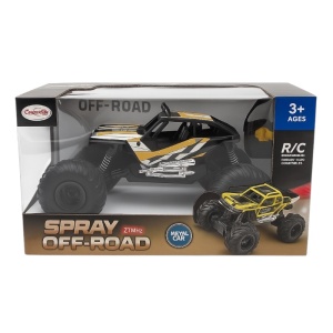 Masina Off-Road cu Radiocomanda si Spray, 33x20 cm , Model 4x4, Roti Mari, Lumini - Img 2