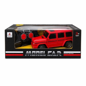 Masinuta cu telecomanda SUV rosu, functii complete de miscare, 27 cm