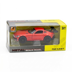 Masinuta metalica sport coupe rosie, 15.5x7 cm, usi functionale - Img 2