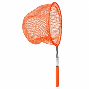 Minciog Telescopic Extensibil Portocaliu 23–80 cm pentru Pescuit și Acvarii – Ușor, Rezistent și Reglabil