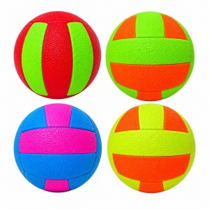 Minge de Volei Colorată pentru Copii și Adulți – Culori Neon Diverse, Model Aleatoriu