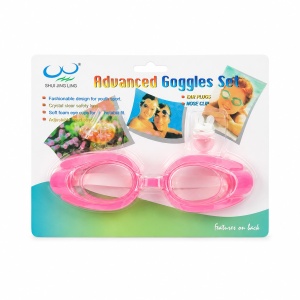 Ochelari de Înot pentru Copii Roz – Reglabili, Anti-aburire, Protecție UV, Confort Maxim
