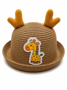 Palarie de Vara Maro pentru Copii cu Girafa, Protectie UV si Design Adorabil