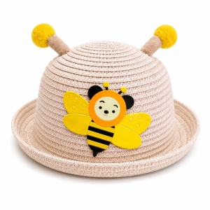 Palarie de Vara pentru Copii cu Albina, Usoara si Confortabila, Design Adorabil