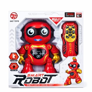 Robot interactiv cu telecomanda, dans, lumini si muzica, rosu - Img 2