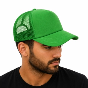 Sapca verde reglabila unisex, stil casual - Img 3