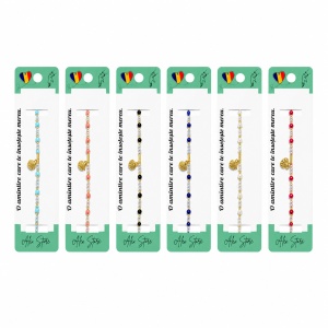Set 12 Brățări cu Pandantiv Scoică, Reglabile, Multicolore, Stil Marin Elegant