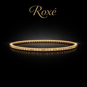 Set 12 bratari ROXE aurii elastice cu pietre aurii si aramii elegante - Img 2