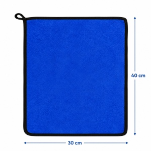 Set 12 Lavete Auto din Microfibra 30x40 CM, Diferite Culori, Foarte Absorbante - Img 2