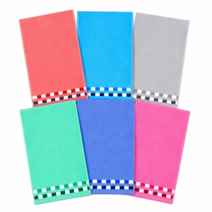 Set 12 Prosoape de Baie 50x100 cm din Microfibră, Multicolore, Moi și Super Absorbante,