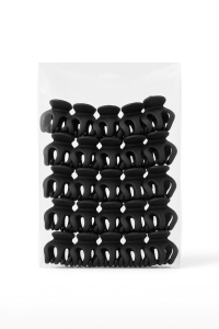 Set 50 Clamute Par Mini Matte Negre , Accesorii Rezistente pentru Coafuri