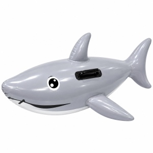 Colac Gonflabil Rechin 134 cm – cu Mânere, pentru Piscină și Plajă - Img 2