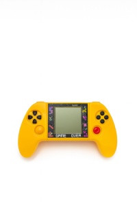 Consola portabila Tetris Game Mini cu multiple jocuri retro culoare galben, 18.5x10.5cm - Img 2