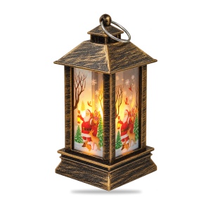Felinar decorativ de Crăciun cu LED, set 24 de bucăți, 4x9 cm - Img 3
