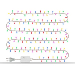 Instalatie LED Tip Liniara, 30 m, 240 LED Multicolor, fir alb, multiple jocuri de lumini - Img 7