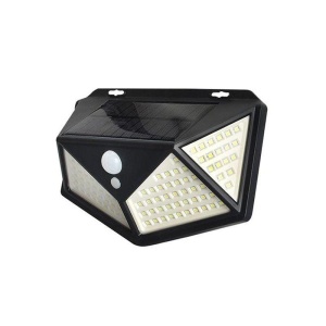 Lampa solară de perete LED, plastic, IP65, autonomie 35000 ore, neagră - Img 2