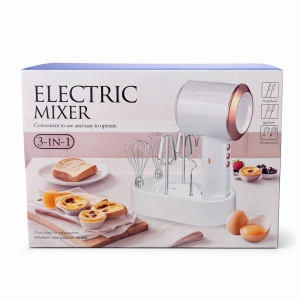 Mixer electric 3 in 1 cu suport si accesorii pentru mixare, batere si framantare - Img 2