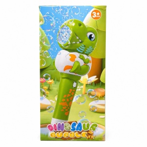 Pistol baloane sapun dinozaur rosu electric lumini sunete 28x10cm - Img 2
