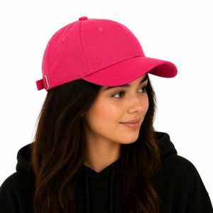Sapca roz reglabila unisex, stil casual - Img 2