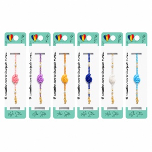 Set 12 Brățări cu Scoică, Reglabile, Multicolore, cu Mărgele Decorative , Diverse culori