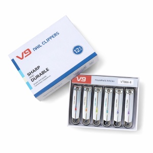 Set 12 unghiere profesionale din otel inoxidabil, calitate superioara, taiere precisa