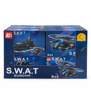 Set 16 jocuri constructie vehicule interventii speciale, modele multiple, copii