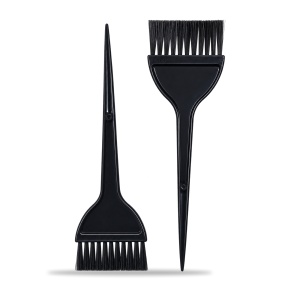 Set 2 pensule pentru vopsit părul, negre, plastic