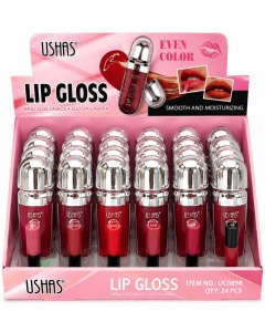 Set 24 Luciu de Buze Hidratante USHAS Lip Gloss Even Color – 6 Nuanțe Strălucitoare, Efect Glossy