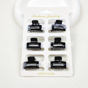 Set 30 Seturi Clamute Par Negre Mini , 6 Buc pe Set, Modele Mix Accesorii