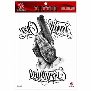 Tatuaj Temporar Semipermanent Urban Art – 20 cm, Rezistent la Apă, Efect Realist