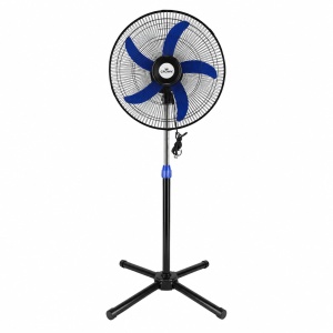 Ventilator cu picior reglabil 55W, 62x17x50,5 cm, 220V, 50Hz, 3 viteze, Funcționare silențioasă
