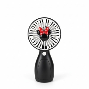Ventilator portabil copii, reincarcabil USB, design compact, negru