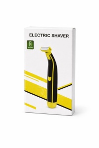 Aparat de ras electric rezistent la apă, cu piepteni ajustabili, negru-galben - Img 2
