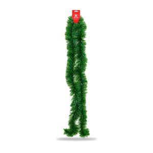 Beteală de Crăciun pentru brad, verde, plastic, 200 cm, diametru 8 cm - Img 6