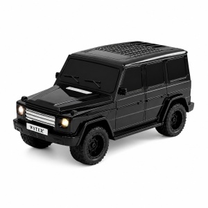 Boxa portabila wireless model masina SUV, 8W, Bluetooth, radio FM, USB, TF, Negru