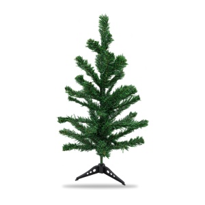 Brăduț de Crăciun Aschiuțǎ artificial cu ramuri rărite stil canadian, suport pliabil, 65 cm - Img 2