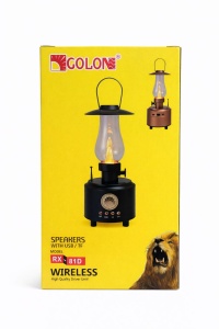 Felinar LED vintage cu efect flacara realist, reincarcabil, decor ambient si camping, culoare negru - Img 4