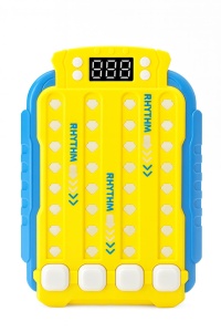 Joc Electronic Portabil Rhythm Lumini Sunete , Consola Reflexe Rapid Push Indemanare Copii 3+