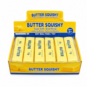 Jucărie Squishy Butter 13 cm – Anti-Stres, Super Moale, Slow Rising, Pentru Copii și Adulți - Img 2