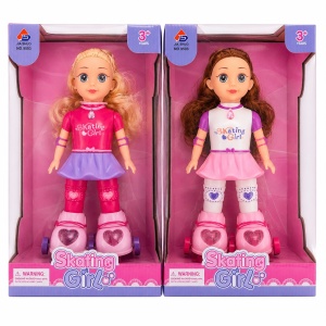 Păpușă Skating Girl cu Role, Model Aleatoriu – Păpușă pentru Fetițe 3+ Ani - Img 2